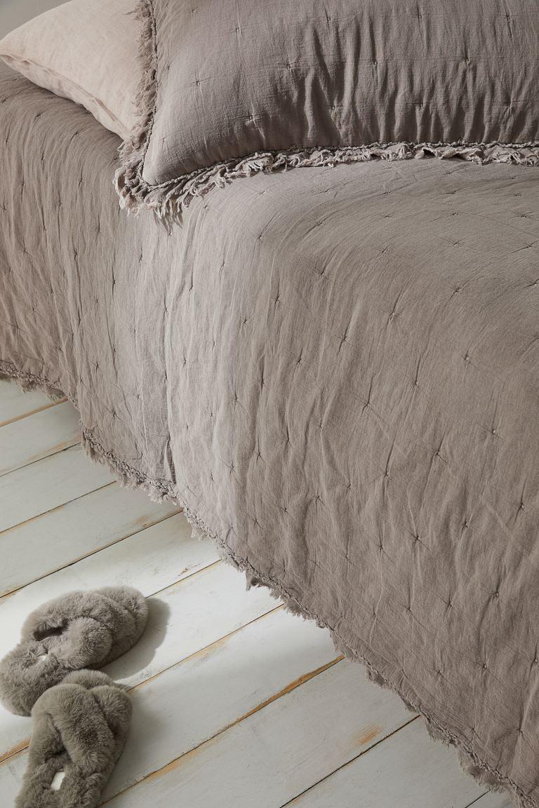 프릴 트리밍 쿠션 커버