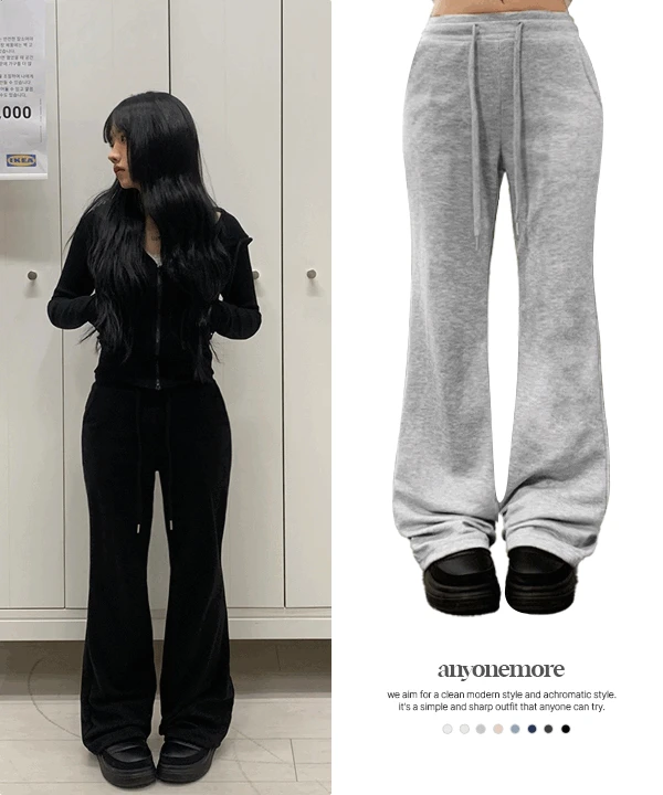 (🚀오늘출발)기획가🖤 [A/M][기장선택/기모추가] 민즈 슬림핏 부츠컷 트레이닝 팬츠 (8color)