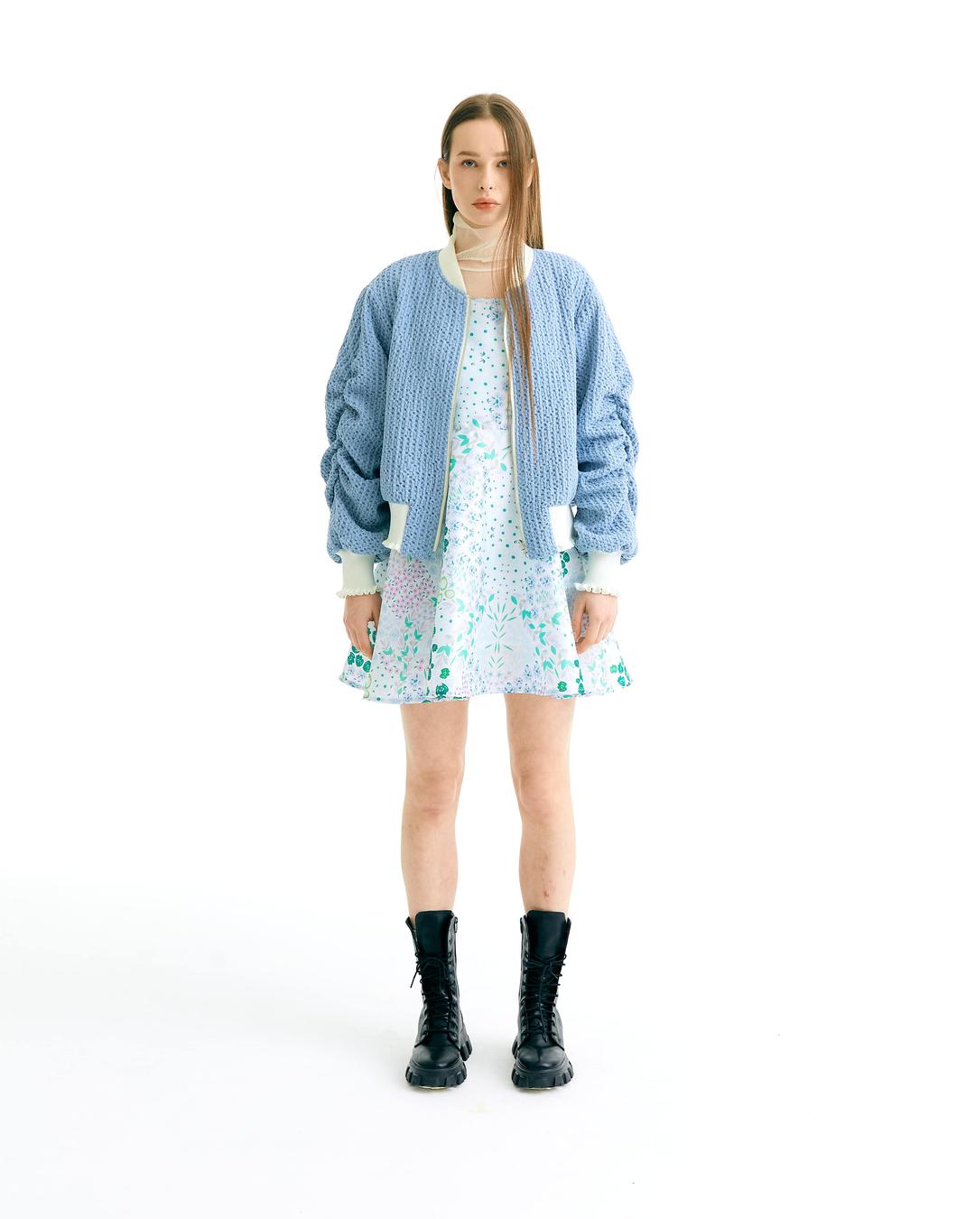 [tibaeg] STEM B JM 스템 비 리버시블 점퍼 BLUE