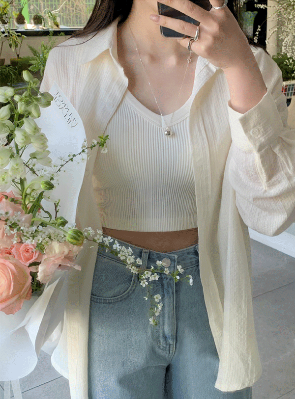 [🍦여름셔츠/살안타템/루즈핏] 웨이버 오버핏 셔츠 (*3color)