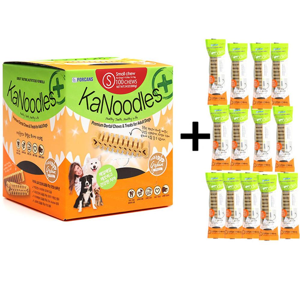 포켄스 카누들 필로팩 S 100p+S 85g(13p) 덴탈껌