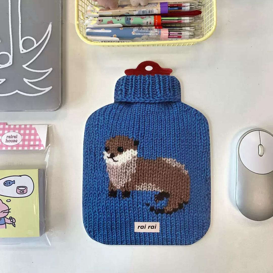 블루 수달 마우스패드