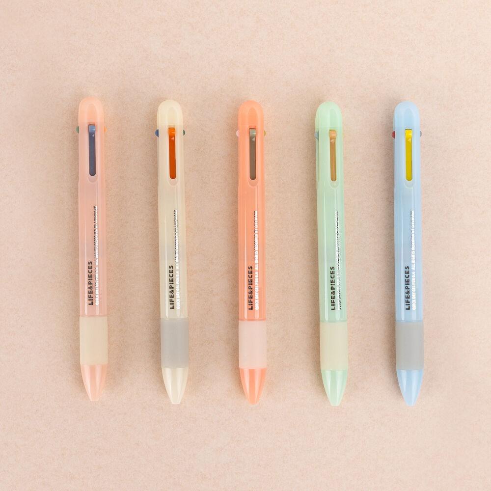 LIFE&PIECES 4색 젤 펜 new