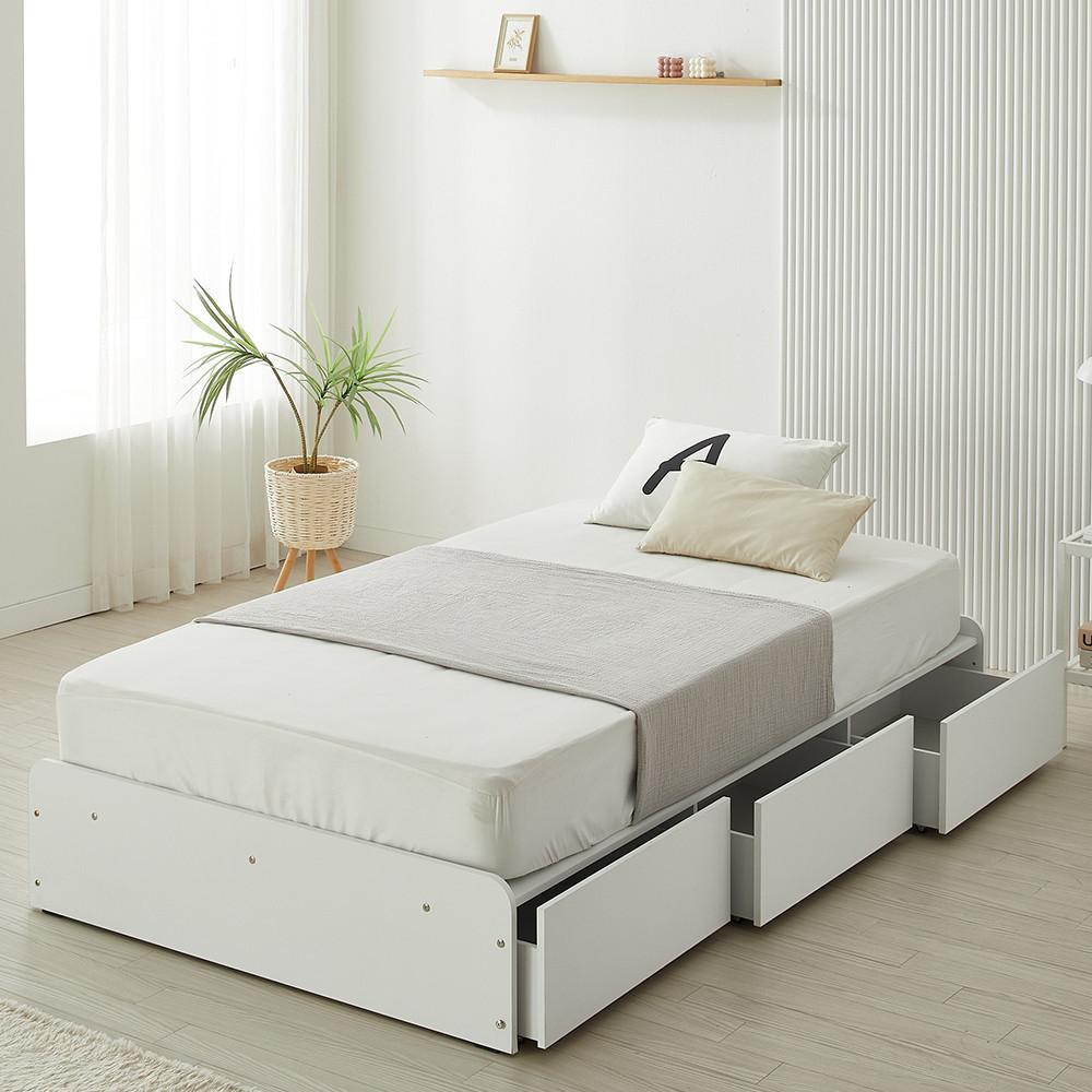 완소간소 침대 수납 원룸 자취방 좁은방 작은방 오피스형 엔드리스 매트리스 멀티 싱글 MS