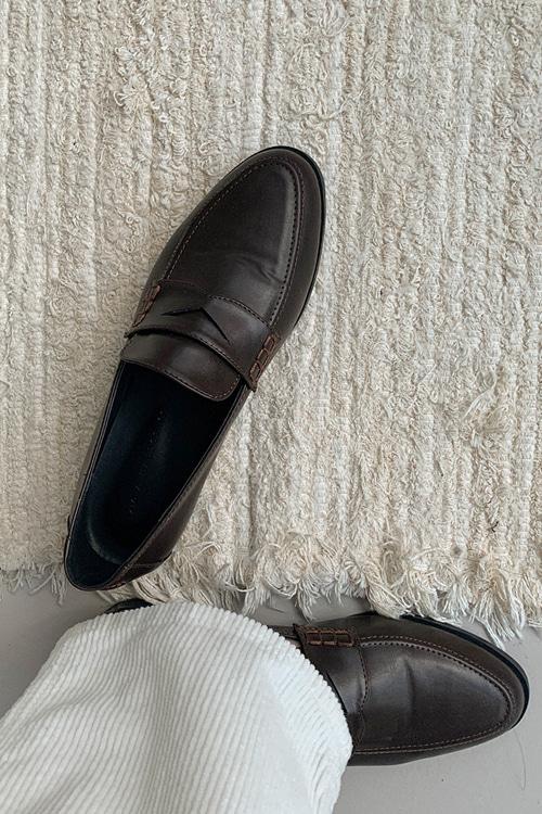 세미 스틸레토 여성 페니로퍼 2cm 3컬러