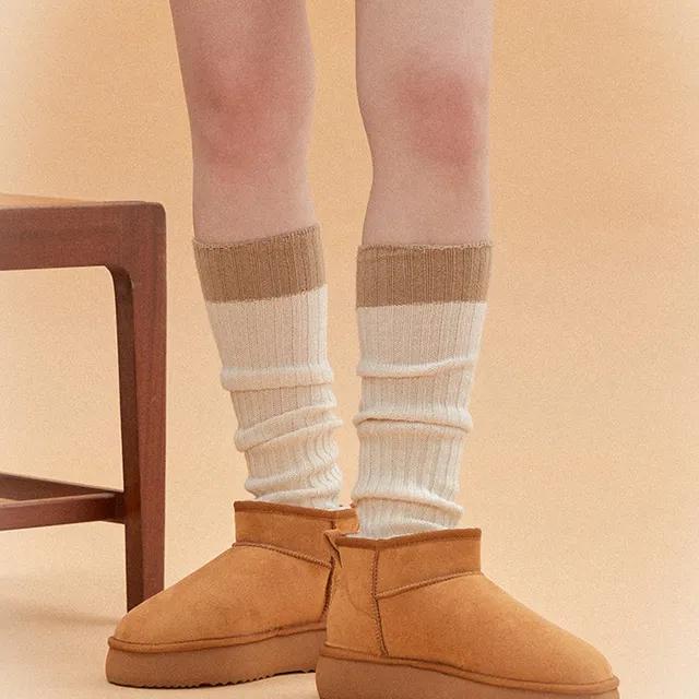 [WARM UP] 스웨이드 양털 플랫폼 숏부츠 HPCV8EFV04