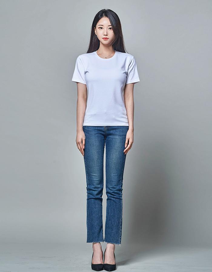 2023 [U-우먼] 레귤러핏 크루넥 티셔츠