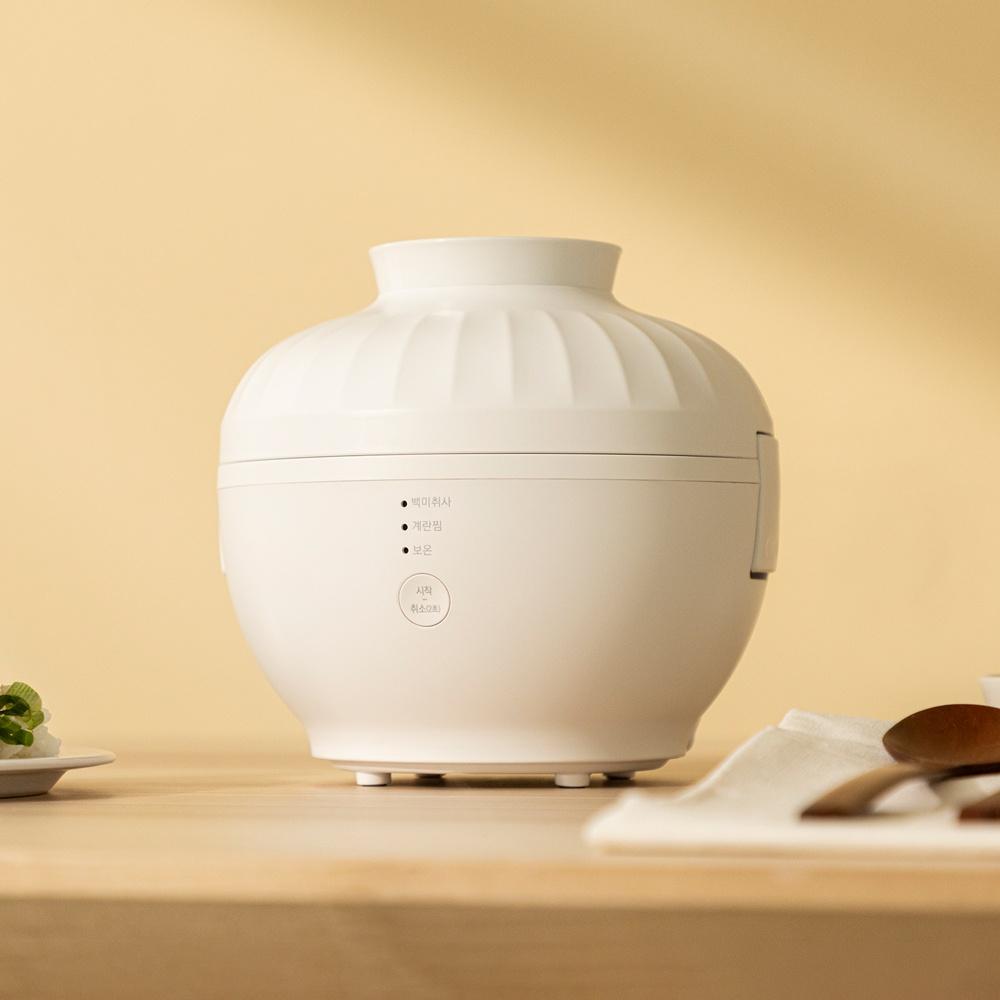 본사직영) 쿠쿠 1인용 전기보온 소담밥솥 CR-0155MW