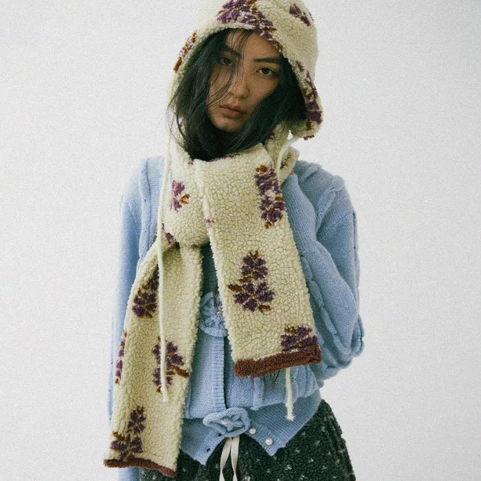 Sweet Fleece Muffler_Lime
