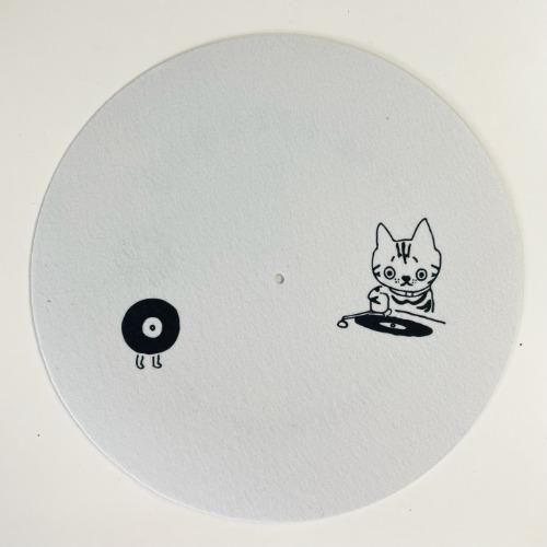 Gimbab Records / Gimbab & Vinyl (Turntable Slipmat, Sublimation Printing)