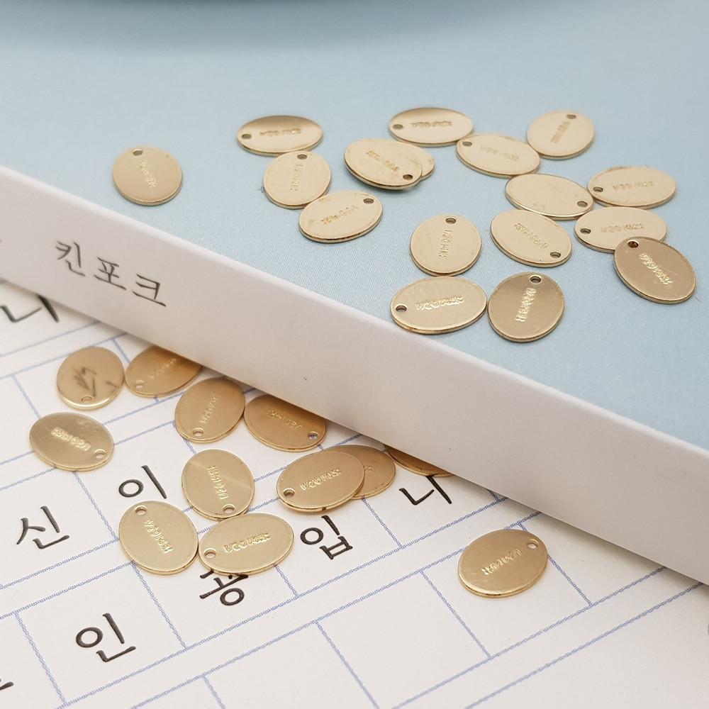 [종로오빠네]14k 골드필드 오벌 퀄리티택 목걸이 팔찌 귀걸이 DIY 부자재 재료 : MU99