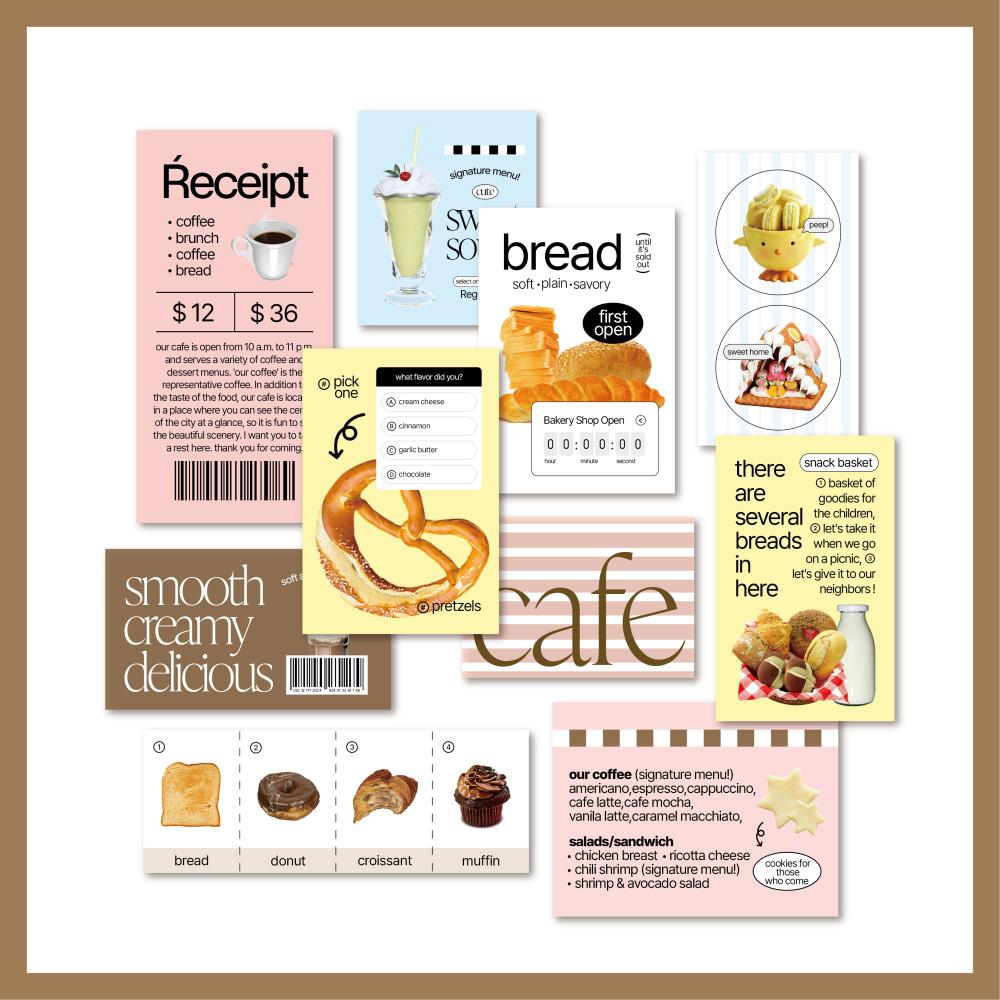카페 스티커팩 · cafe sticker pack