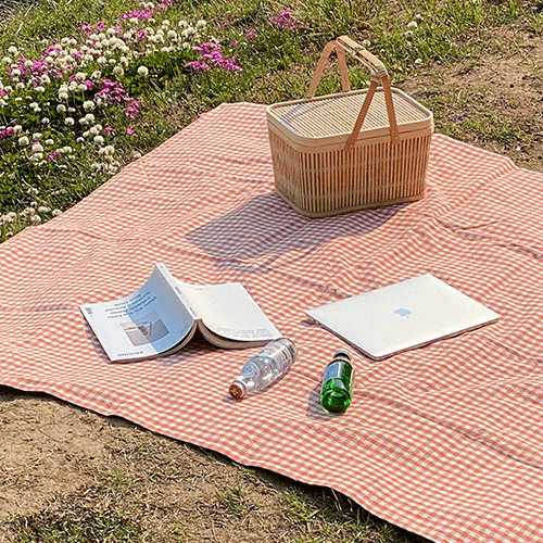 [자체제작] 피크닉 린넨 방수 매트