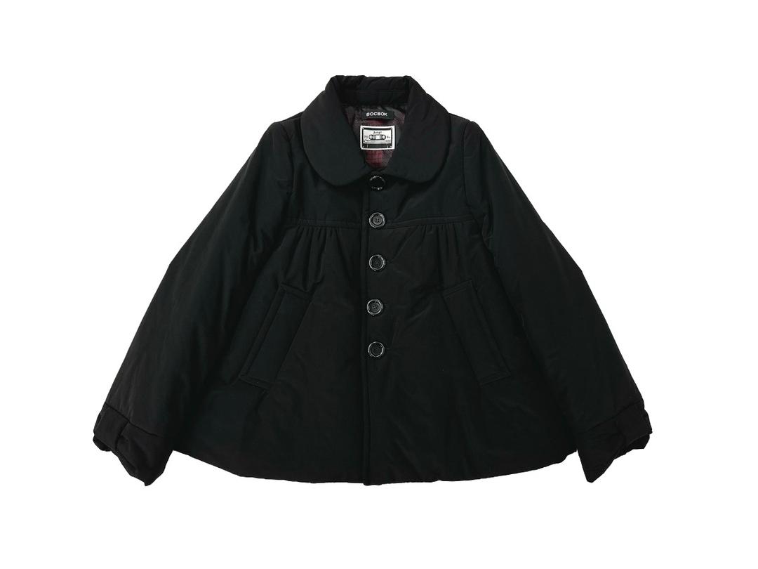 LITTLE GIRL PADDED COAT (BLACK)