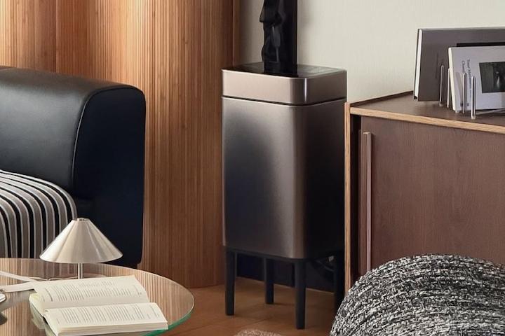 [30L 스텐 무광 신규 출시!] 12시간마다 자동살균 스텐430 센서휴지통 20L/30L