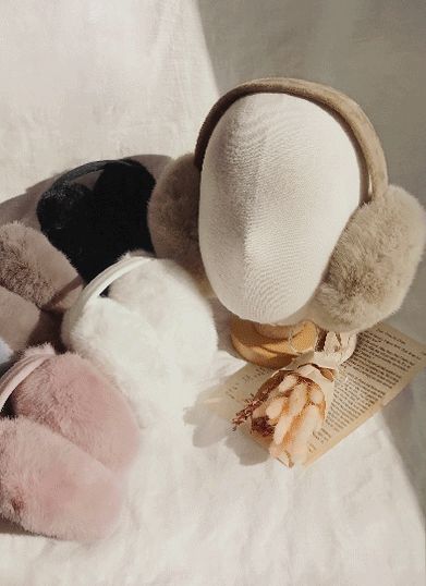 [무배]유토 에코퍼귀마개(방한털귀도리)