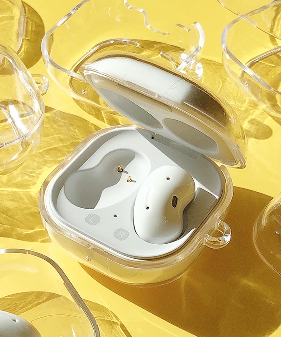 [1+1/당일/무배]갤럭시 투명 하드 버즈라이브/프로/2 공용케이스