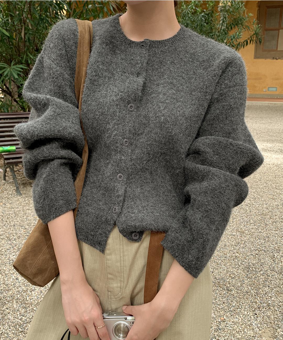 케이클럽 ✨가디건,브이넥추가 [10만장돌파/MADE]블루밍 소프트 세미크롭 니트 (S-L/봄니트/데일리룩/출근룩/봄가디건/브이넥/라운드넥/개강룩/하객룩)