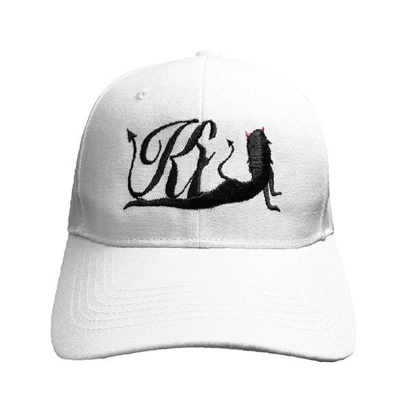 K LOGO GREMORY BALL CAP IN WHITE