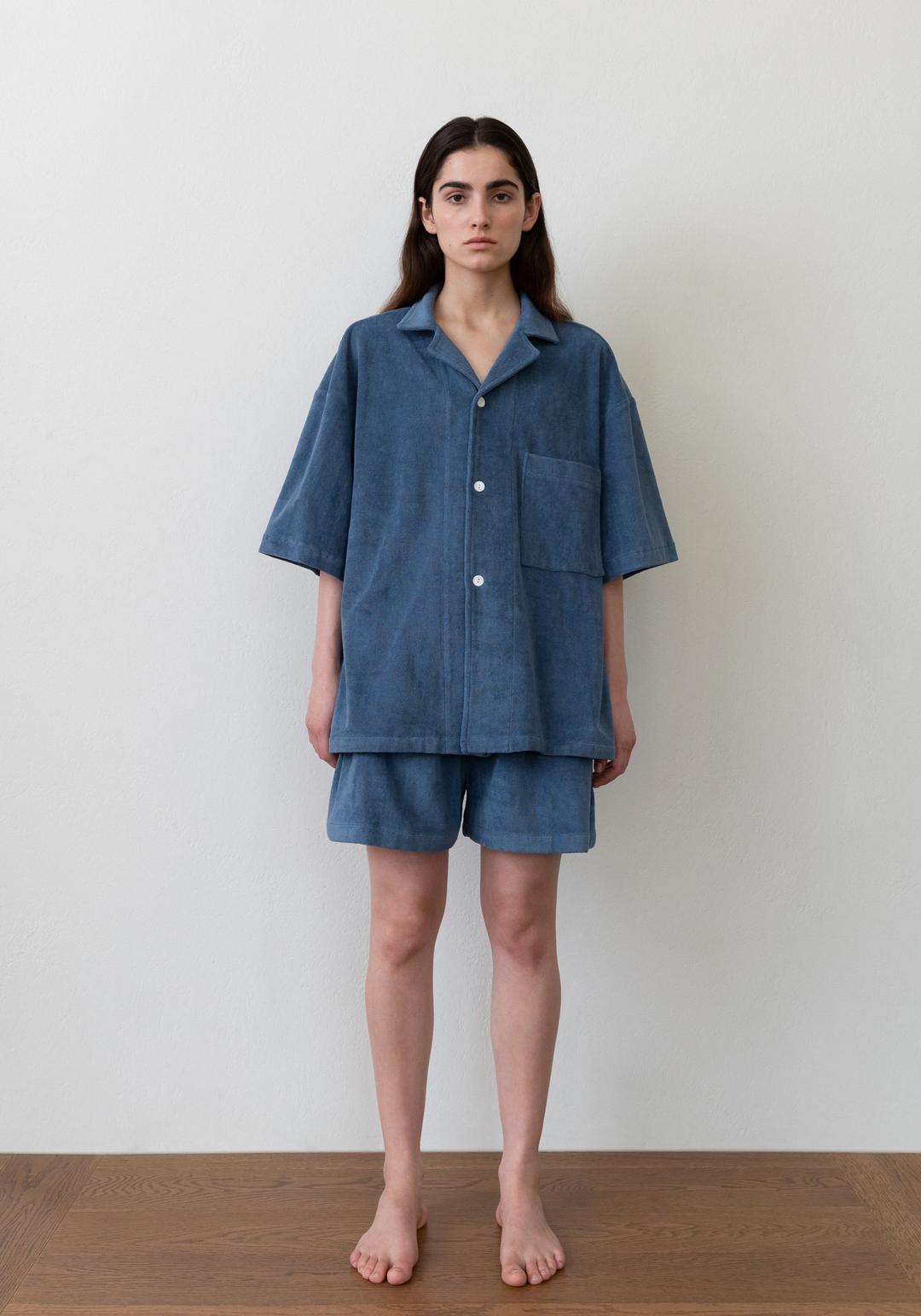 TERRY WEEKEND WEAR SET (SURFY BLUE)