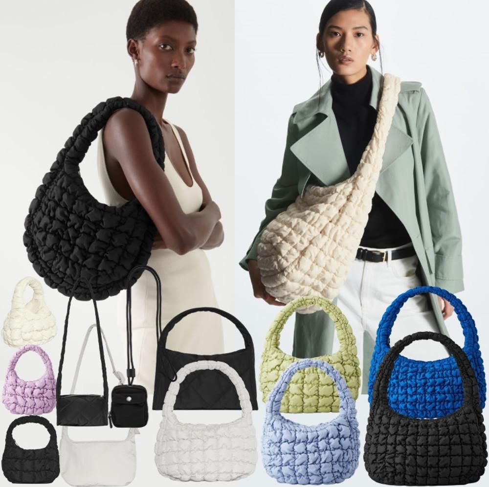 (당일출고) COS 코스 퀼티드 미니백 숄더백 제니백 구름가방 마이크로