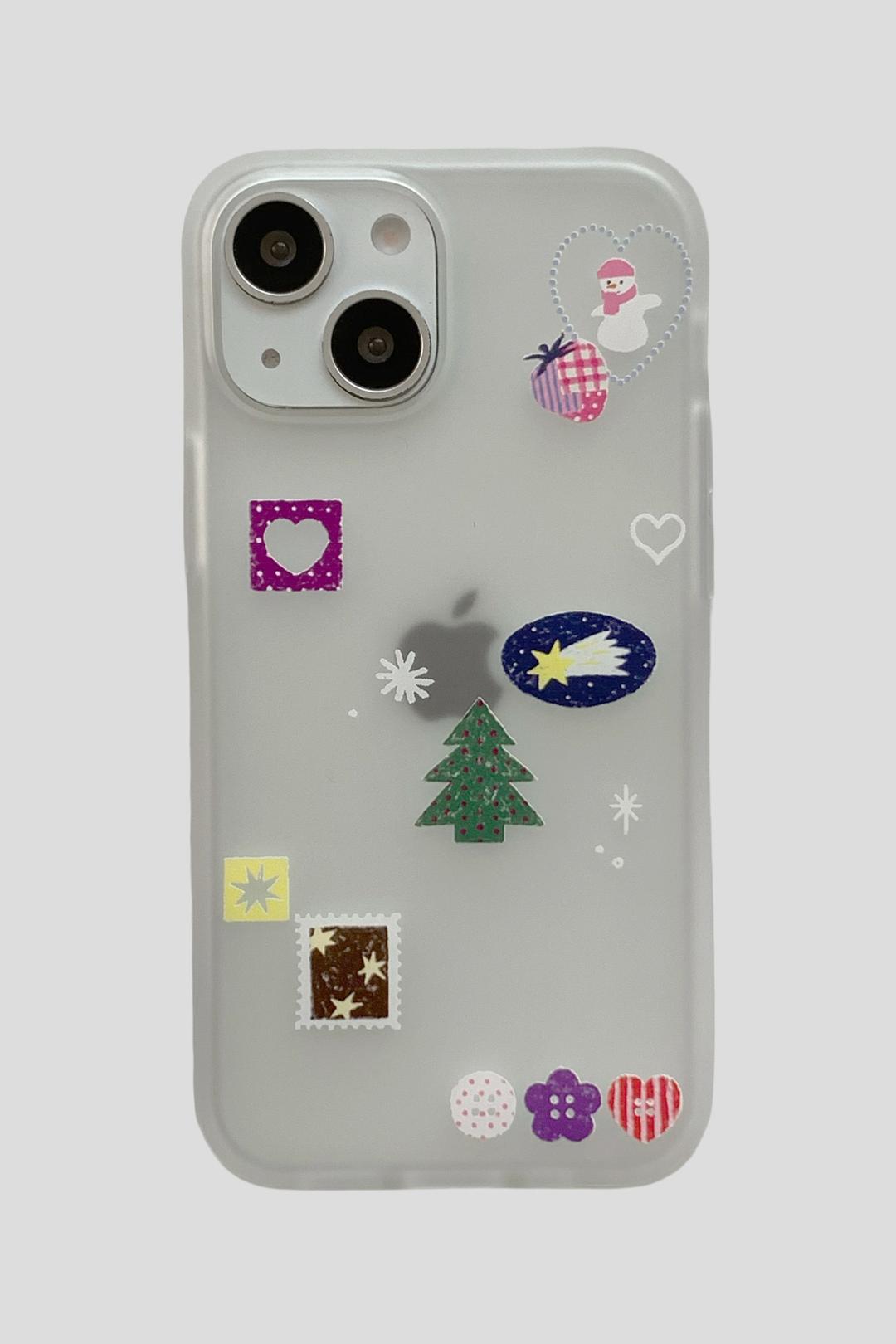 겨울의 작은 조각들 • 반투명 젤리 케이스  • 반투명 젤리 케이스