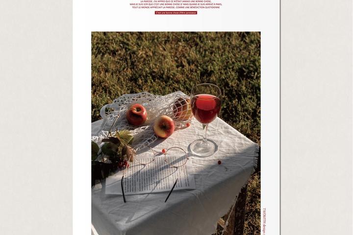 red wine 피크닉컬러 인테리어 포스터