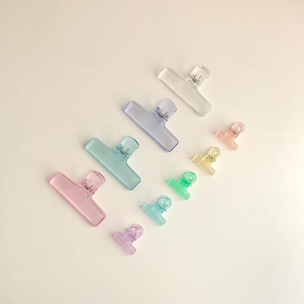 컬러 투명 집게 클립 바인더 (29mm,75mm)