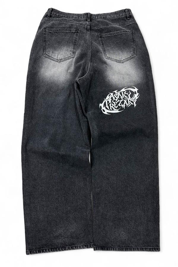 (AK Logo) Wide Denim