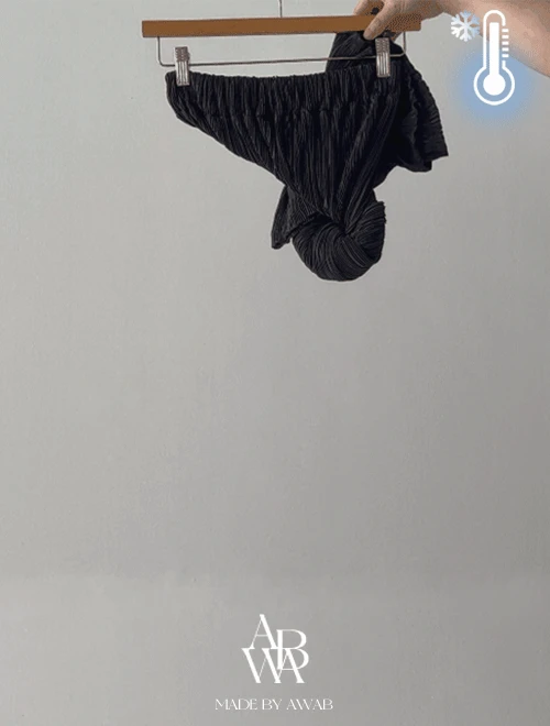 [140.150ver] #AWABMADE:_플리츠밴딩롱스커트 -키작녀/기장선택/1color