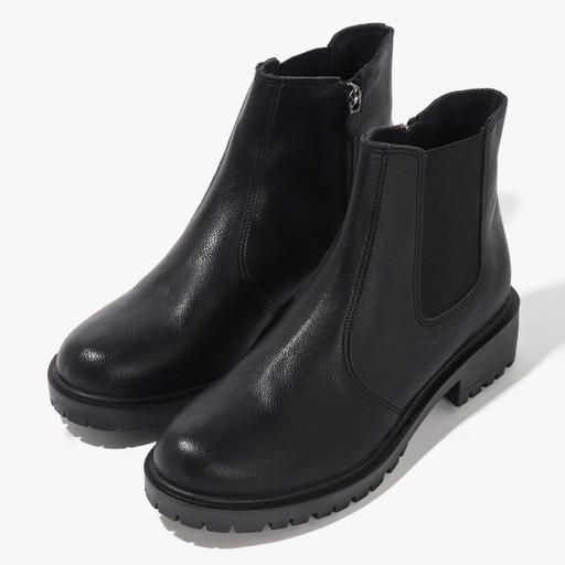 페더 라운드토 앵클 첼시부츠 3cm