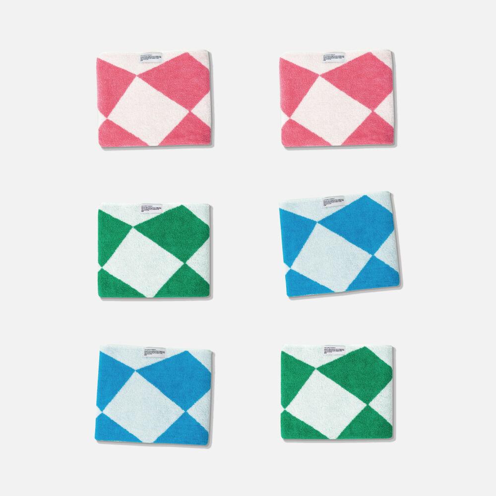 [29CM ONLY] ODNR 프릭 아가일시리즈 호텔타월 6P 세트