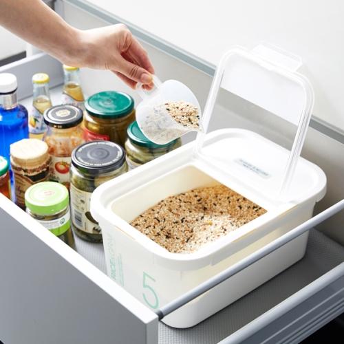 [온라인전용] 쌀통 5kg (계량컵+제습제)