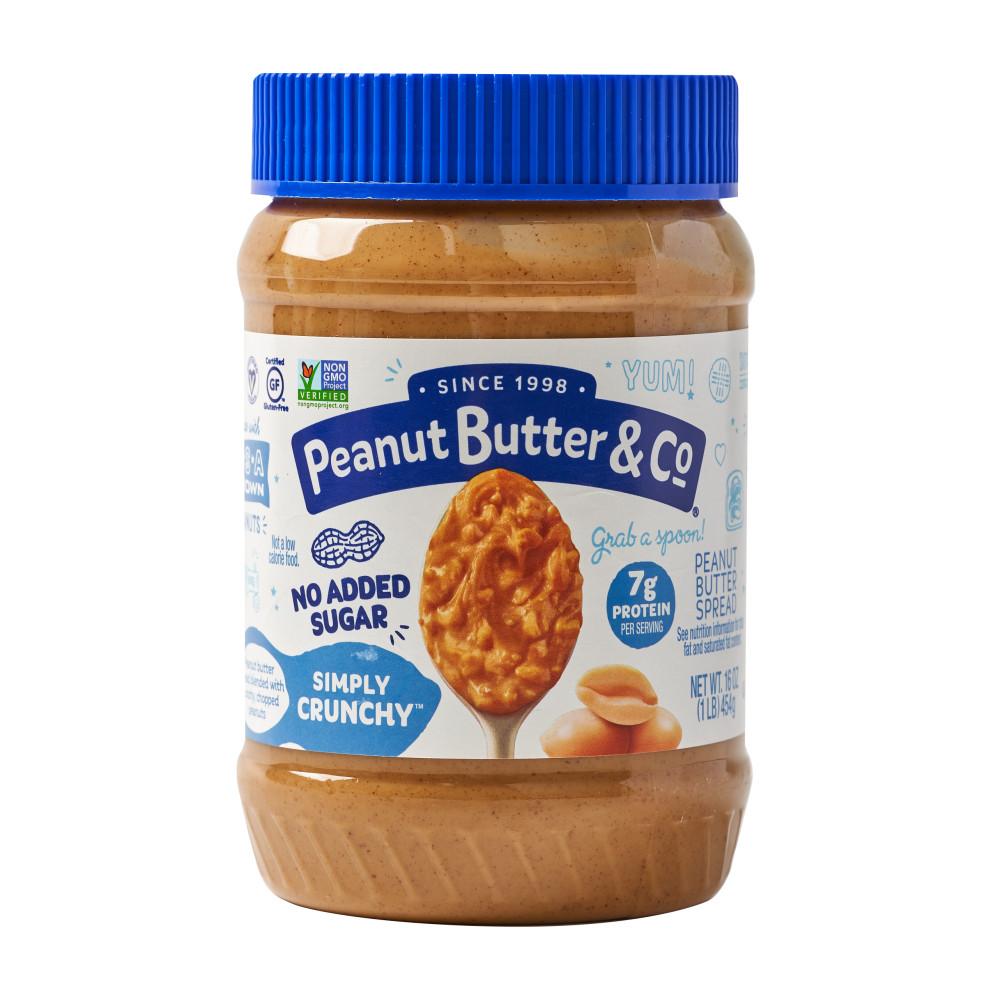 피넛버터앤코 심플리 크런치 454g 비건 사과 땅콩버터