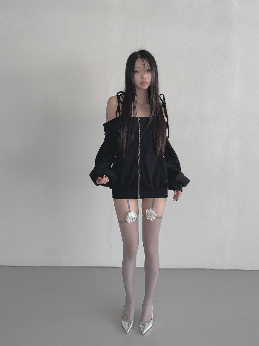 디에어타운 wish off loos zip-up(2 color)