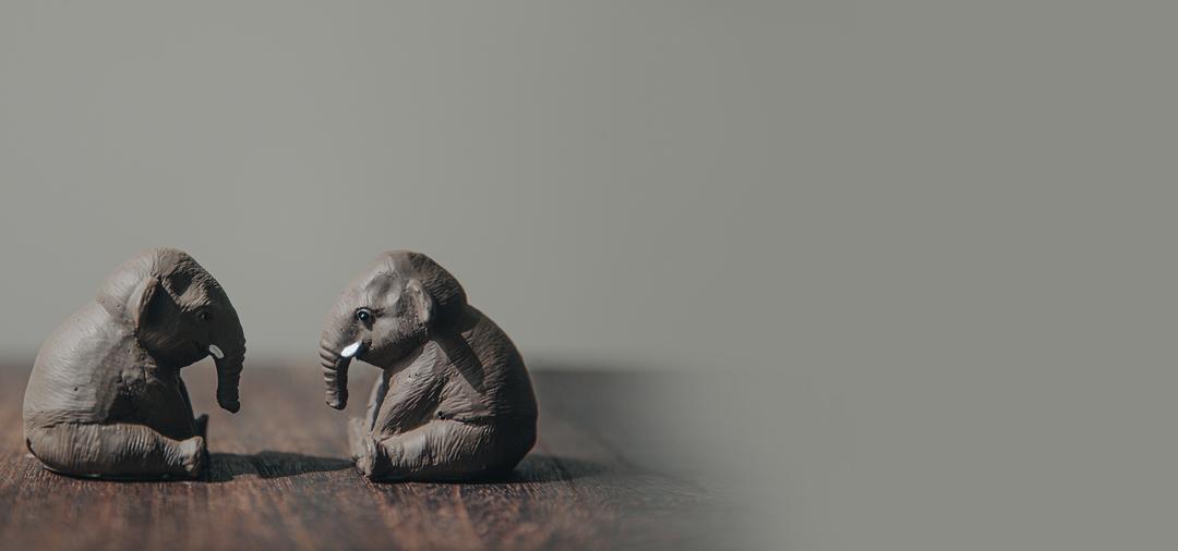 아기코끼리 미니어처 장식품