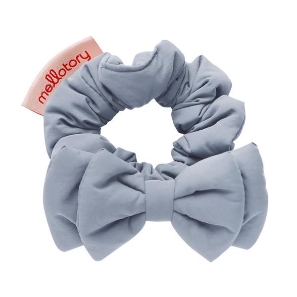 쿠션 리본 헤어 스크런치 (스카이)