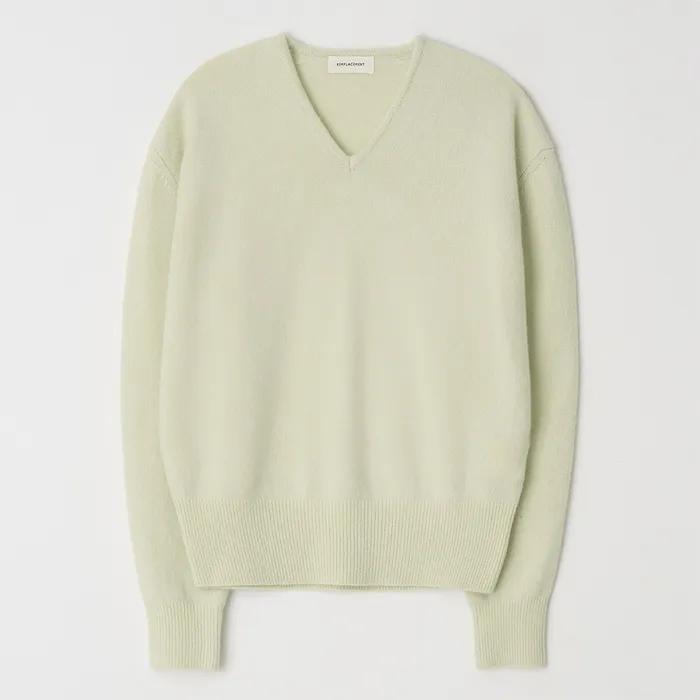 [15차 재입고] GEELONG WOOL V-NECK KNIT - MELON