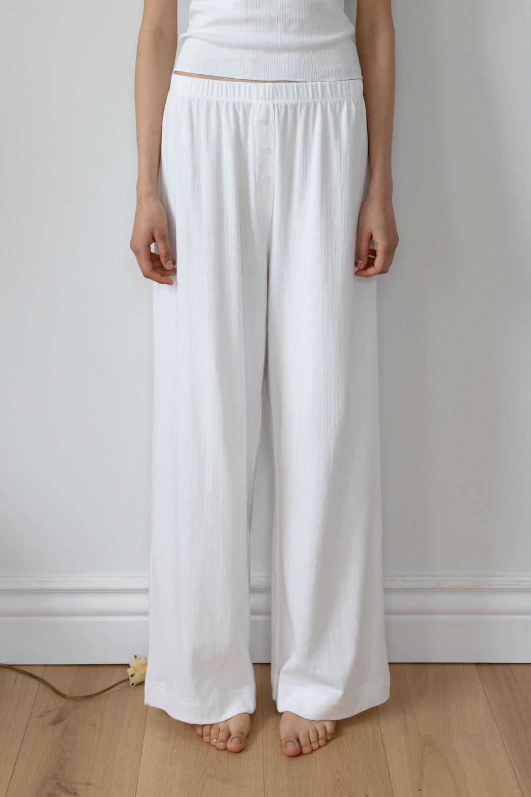 Daisy Easywear Pants - Blanc