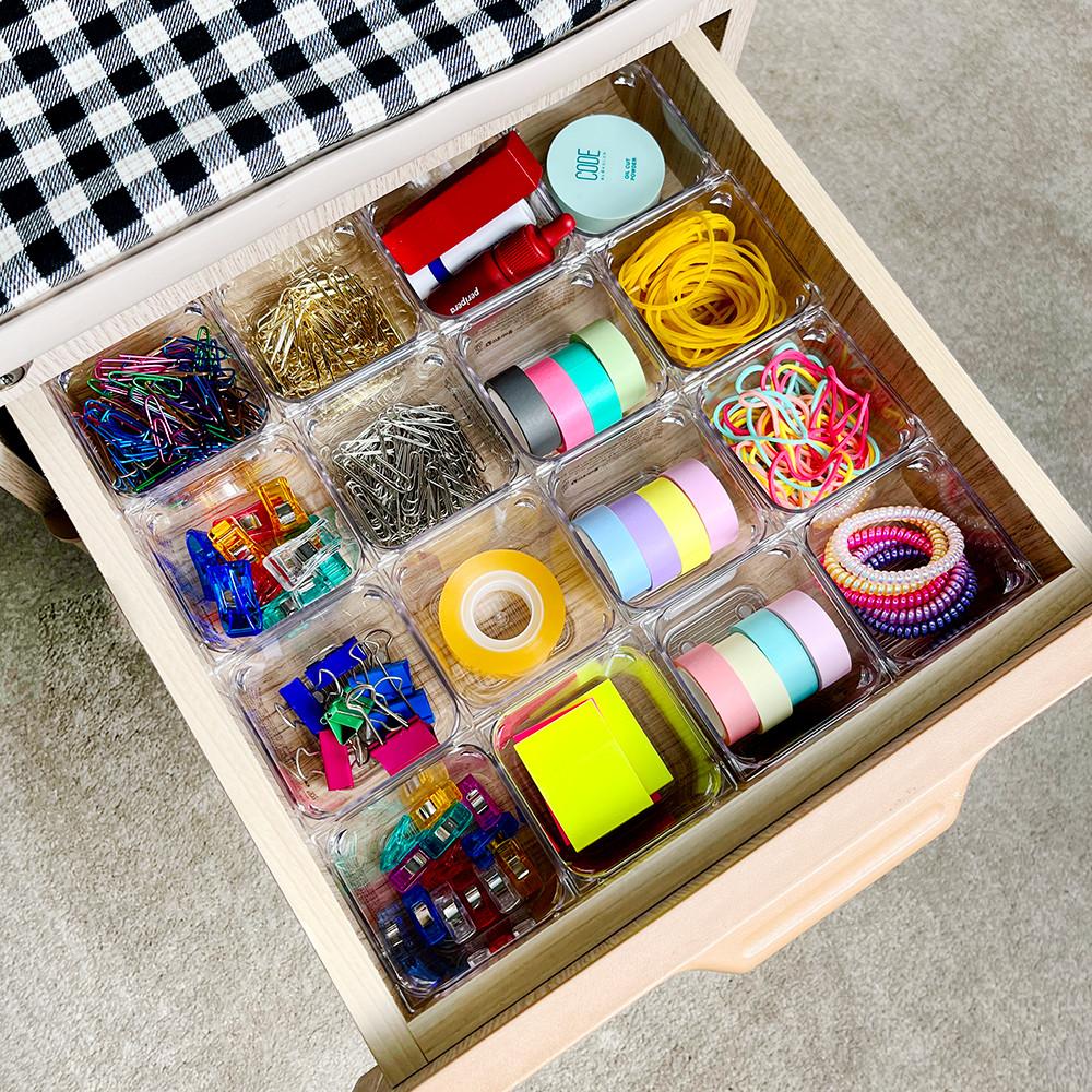 비스프리 책상 주방 서랍정리함 서랍칸막이 수납 정리 트레이 DIY 단품1