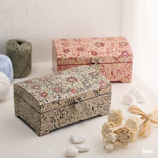 희망의 매화 서랍 단해적함_나전칠기 보석함_진주쉘