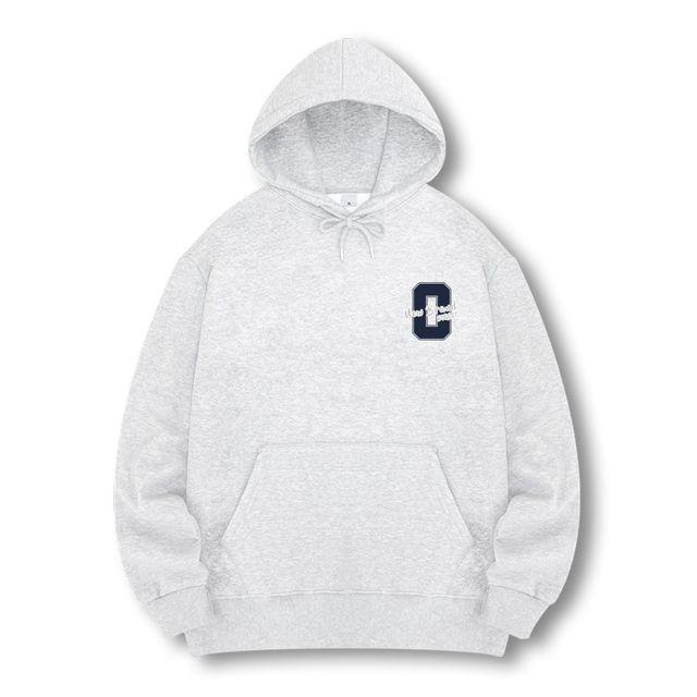 [국내생산/기모선택] 심플한 오리지널 로고  후디 후드 티셔츠 남녀공용 긴팔티 커플룩 루즈핏 빅사이즈(M~4XL)