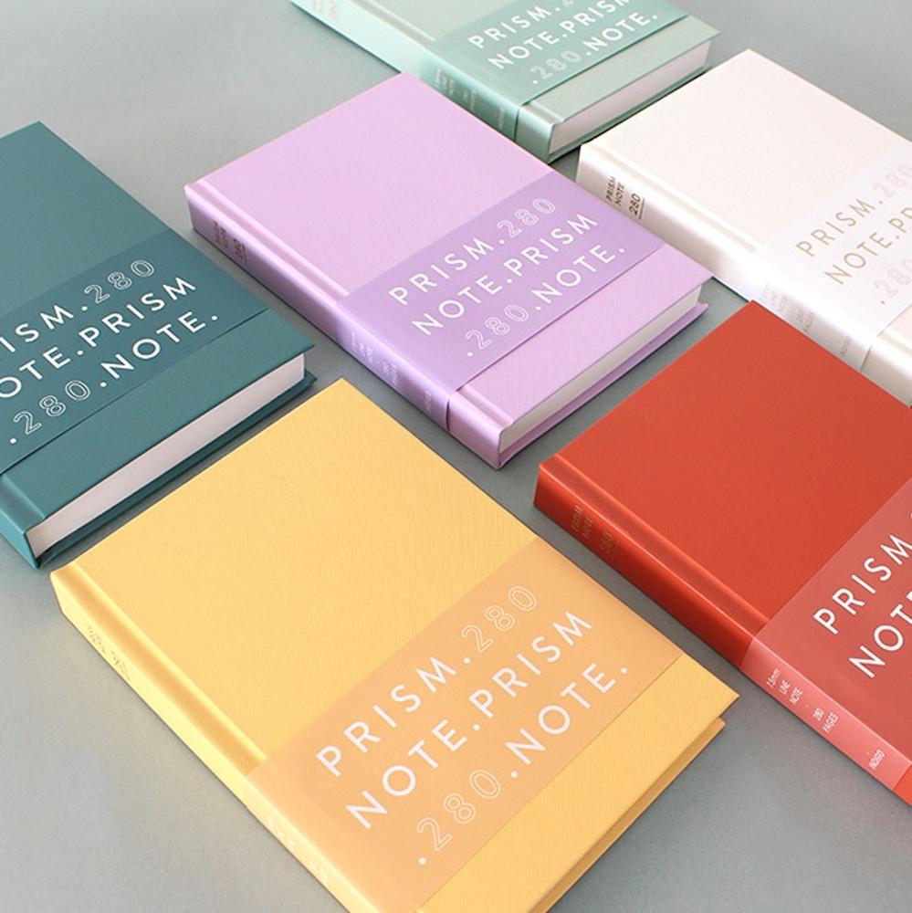 프리즘 280 양장노트 (32절 라인) 노트 수첩 인디고