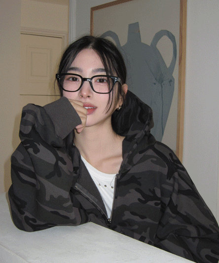 [MD Collection🖤/Highly Recommended] Dex Camo Overfit Hooded Zip-up - 3 Colors