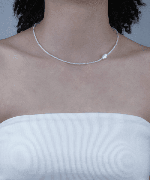 Holy Moly Necklace (White)