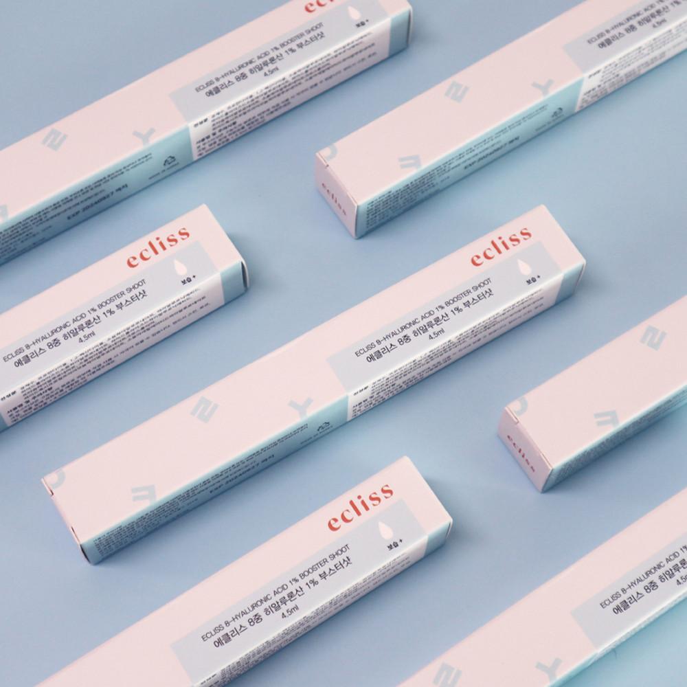 8중 히알루론산 1% 부스터샷 4.5ml 물광주사원료 MTS 앰플  10000ppm