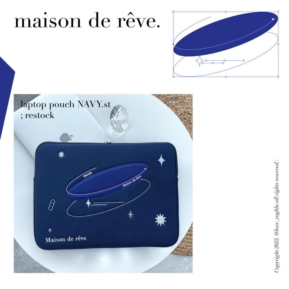 masion de reve pouch_navy