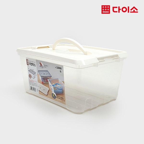 [다이소]직사각리빙박스(36*25*17 cm)-1026835
