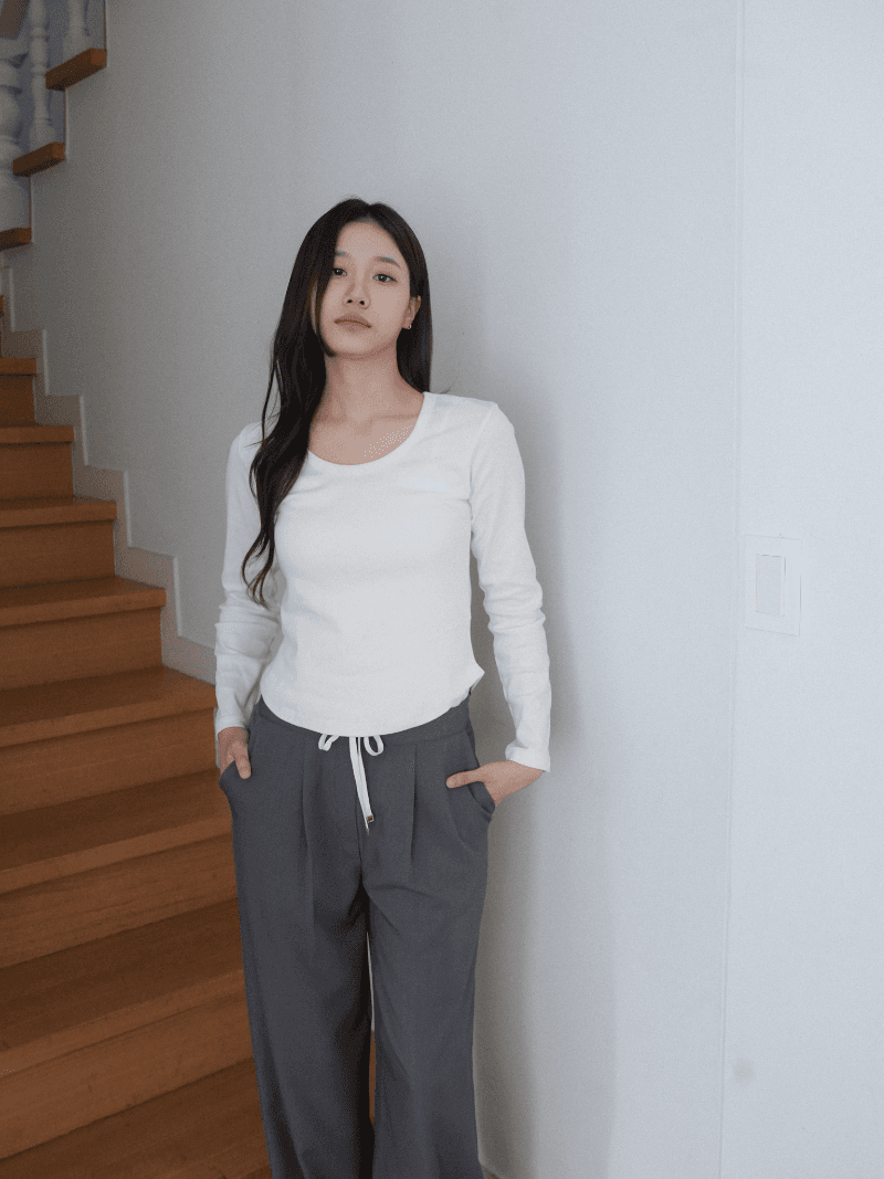 [NouArté] 시즌 클래식 티셔츠 (아이보리)