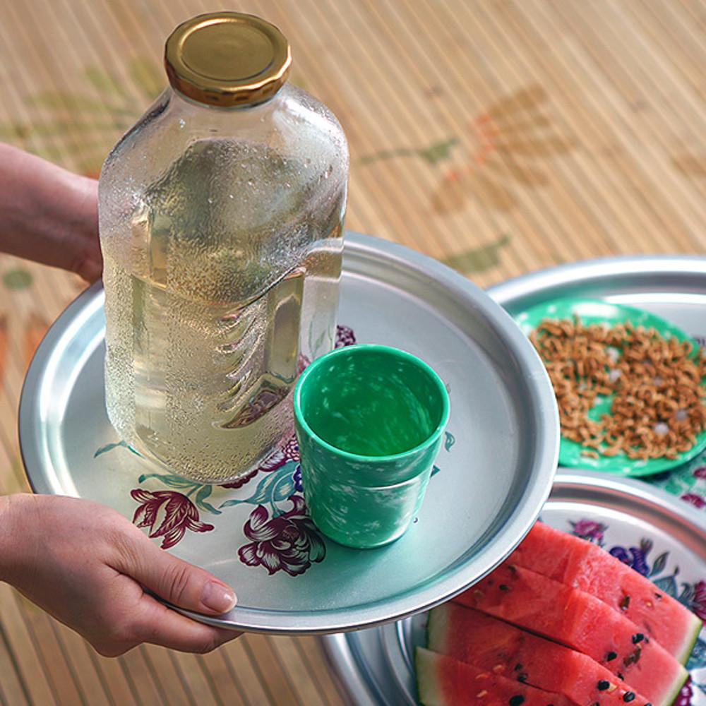 추억의 양은쟁반 빈티지쟁반 레트로 소소 23cm